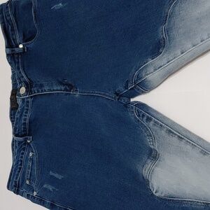 THRT Men's Distressed Two Tone Blue  Jeans Size 44